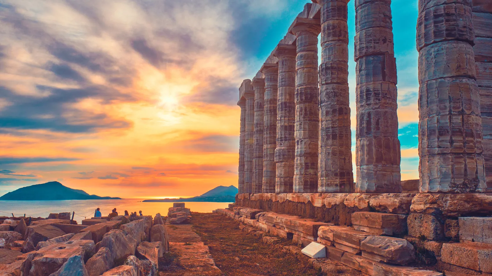 Cap Sounion — Le temple de Poséidon